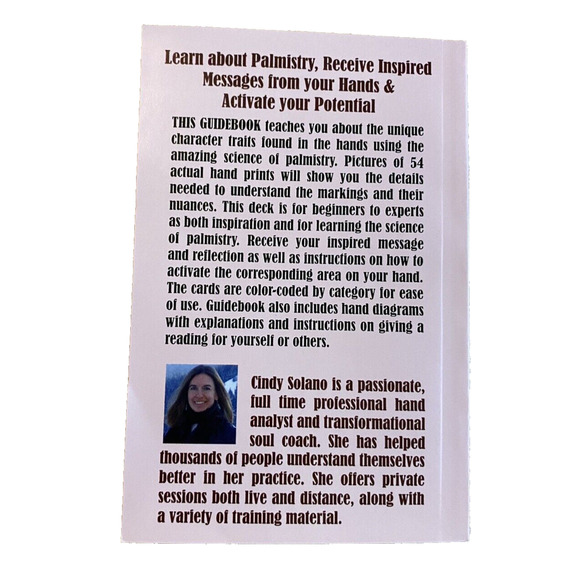 Palmistry Inspiration Cards: Messages From Your Hands by Cindy Solano -54 Cards - Picture 4 of 5